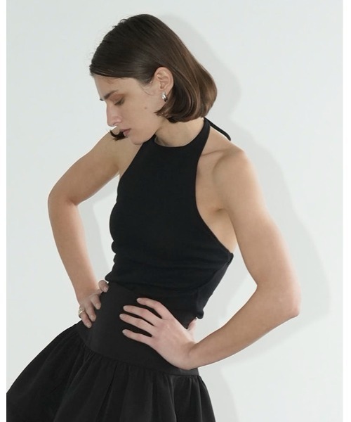 CLANE（クラネ）の「HALTER NECK CUP IN TOPS（キャミソール）」 - WEAR
