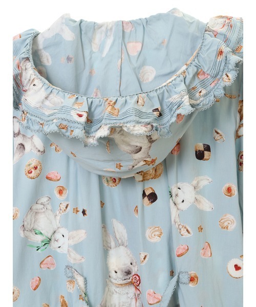 PINK HOUSE（ピンクハウス）の「クッキーラビッツプリントフード付き