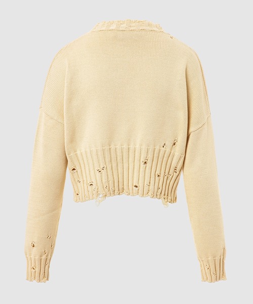 MARNI（マルニ）の「UNFINISHED KNIT / コットンクロップドニット