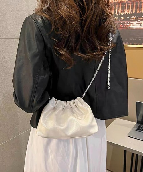 セール】シルバーチェーンミニショルダーバッグ（ショルダーバッグ