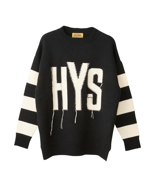 HYSTERIC GLAMOUR（ヒステリックグラマー）の「HYS編込ボーダー プル