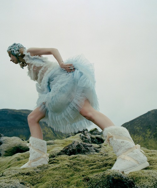 X SUSAN FANG] FURRY MIDDLE BOOTS（ブーツ）｜ROCKFISH WEATHERWEAR