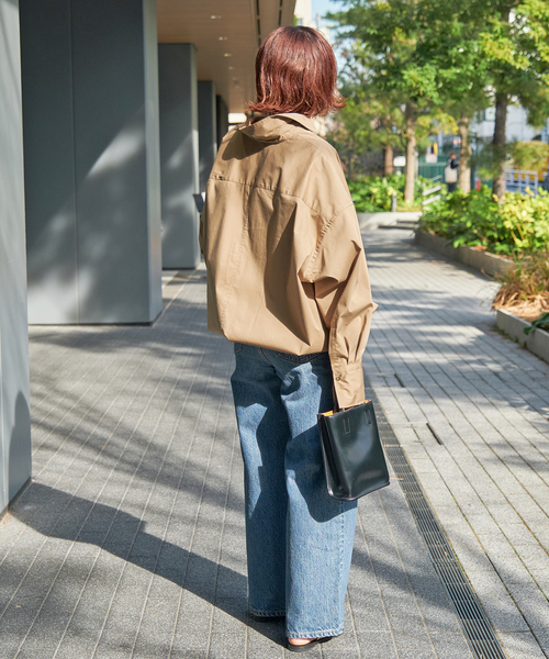 追加》CO/PEヘムギャザーシャツ（シャツ/ブラウス）｜Spick & Span