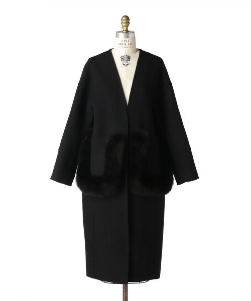 Drawer（ドゥロワー）の「Drawer ケヌキファーポケットノーカラー