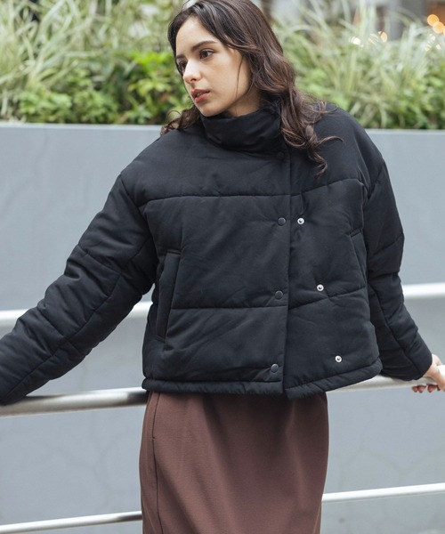 LAKOLE（ラコレ）の「ショートパファージャケット / 987932（ナイロン