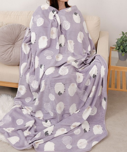 セール】ひつじくん マイクロブランケット 140cm×200cm（ブランケット