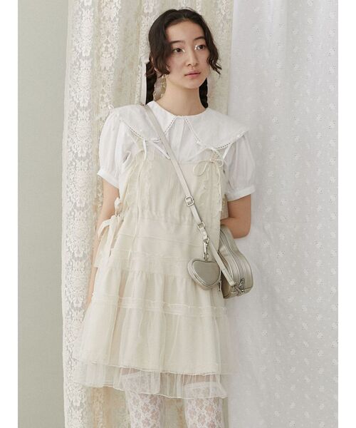 merry jenny（メリージェニー）の「チュールドロストミニキャミ