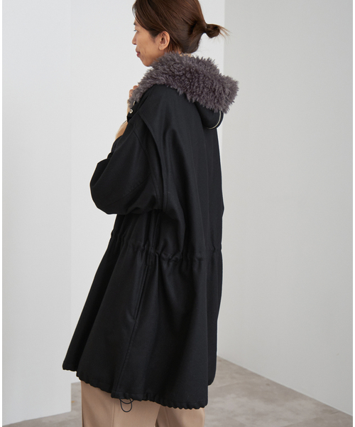 IENA（イエナ）の「ウーステッドフランネルモッズコート（モッズコート