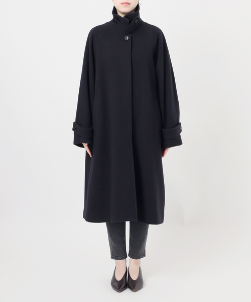 セール】尾州ウールスーパー100ステンカラーコート（ステンカラー