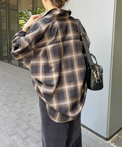 Spick & Span（スピックアンドスパン）の「TRツイルチェックシャツ