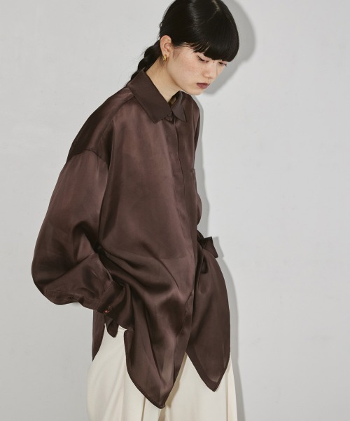 セール】オーガンジーポケットシャツ（シャツ/ブラウス）｜TODAYFUL