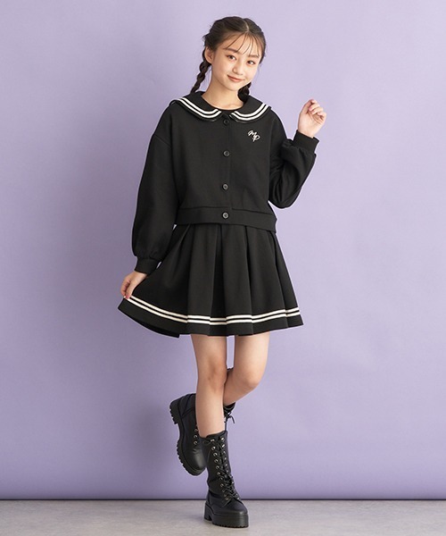 mezzo piano Junior（メゾピアノジュニア）の「セーラーパーカ