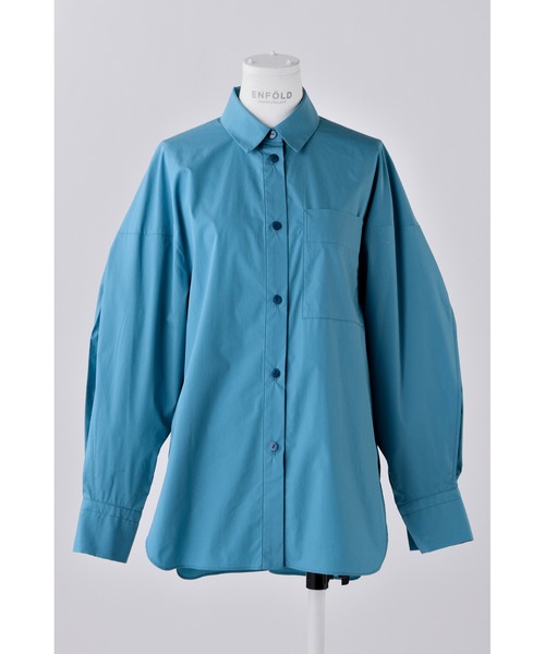 ENFOLD（エンフォルド）の「タイプライターBIO 立体スリーブシャツ