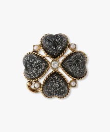 ANNA SUI（アナスイ）の「孔雀の羽モチーフブローチ（パープル