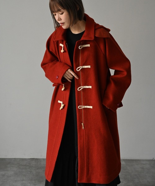 HERENCIA（ヘレンチア）の「ダッフルロングコート【フード・チン