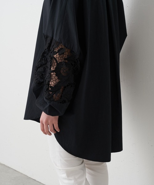 BEARDSLEY（ビアズリー）の「《ビアズリー》袖レースシャツ（シャツ