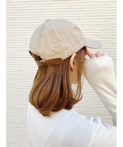 セール】【wears original】STONE WASHED TWILL CAP 本革 ベルト