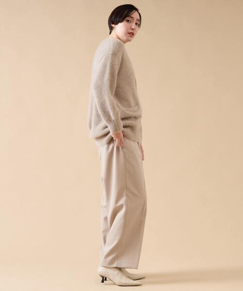 martinique（マルティニーク）の「FOXカシミヤVネックカーディガン