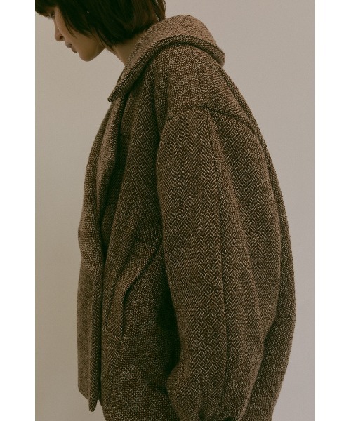 セール】COCOON LINE SHORT COAT（その他アウター）｜MANOF（マノフ