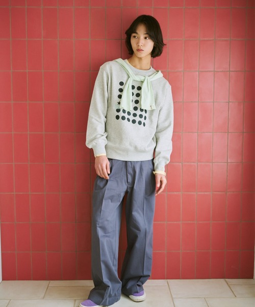 ドットグラフィック裏毛スウェット（スウェット）｜common gull