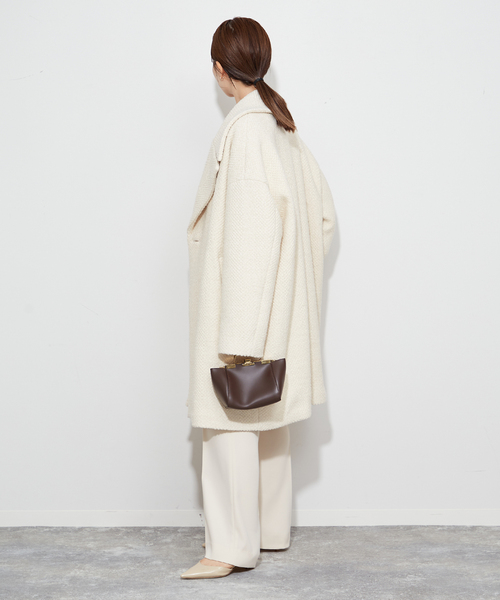 plage（プラージュ）の「GIOLICA ヘリンボン コクーンコート（その他