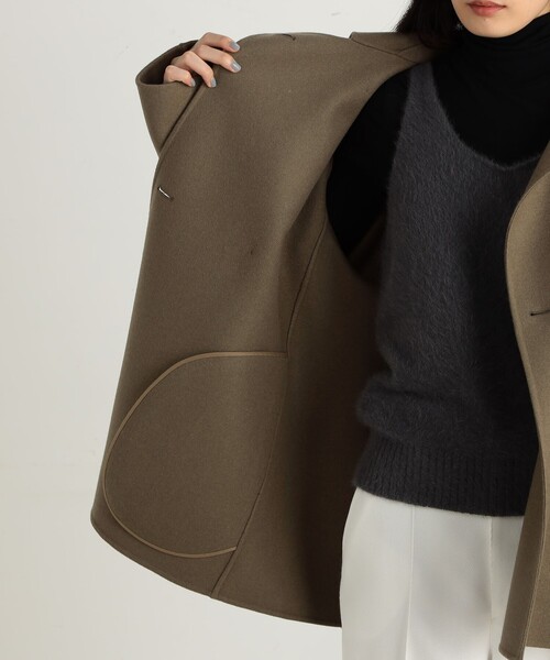 EDITION（エディション）の「□ダブルフェイス 2WAYショートコート