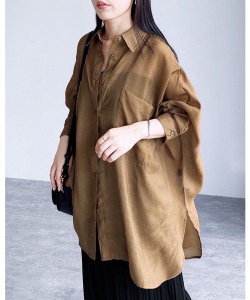 セール】シアードルマンシャツ（シャツ/ブラウス）｜reca（レカ）の