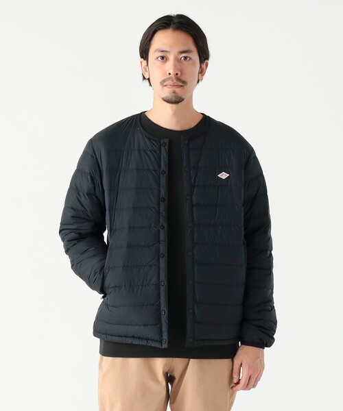 DANTON / メンズ クルーネック インナー ダウン ジャケット（ダウン