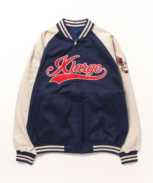XLARGE スタジャン 青 1991-2022 XLARGE スタジャン 青/白 1991-2022
