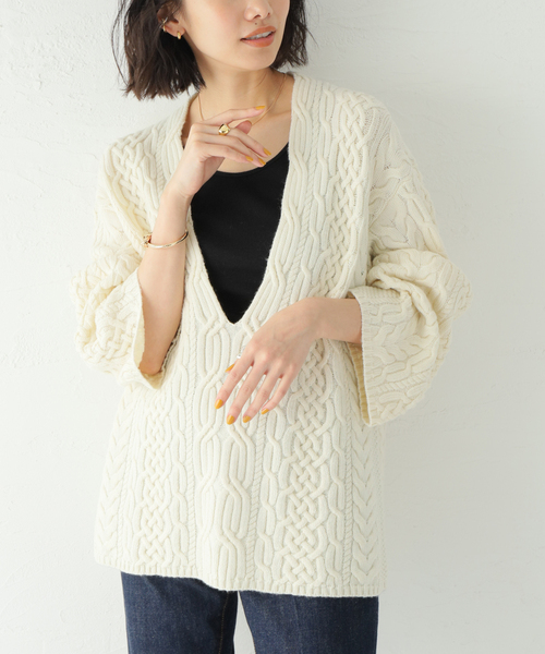 plage（プラージュ）の「Cable Knit プルオーバー（ニット/セーター