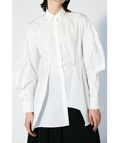 ENFOLD（エンフォルド）の「COタイプライター デフォルメカーブシャツ