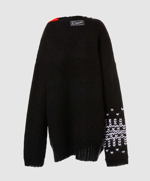 RAF SIMONS（ラフシモンズ）の「Oversized knit sweater with jacquard