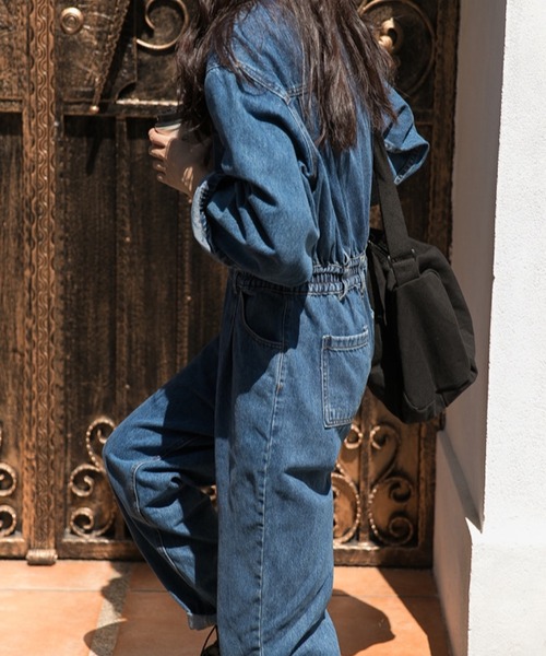 デニムオールインワンパンツつなぎ（つなぎ/オールインワン）｜ANOTHER