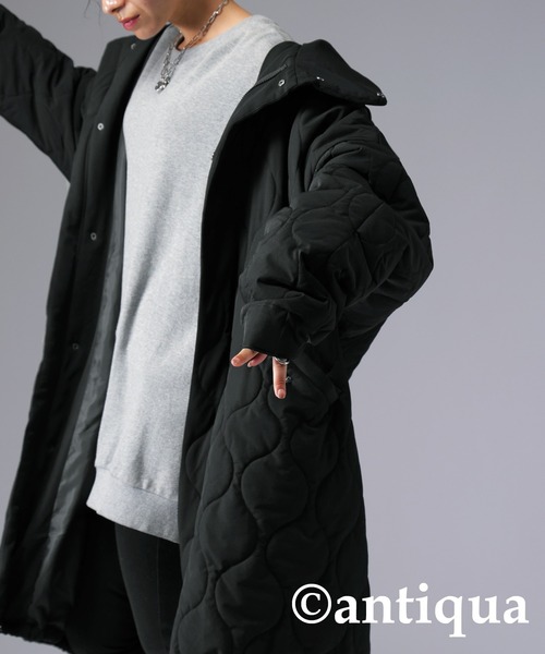 antiqua（アンティカ）の「キルティングモッズコート（モッズコート