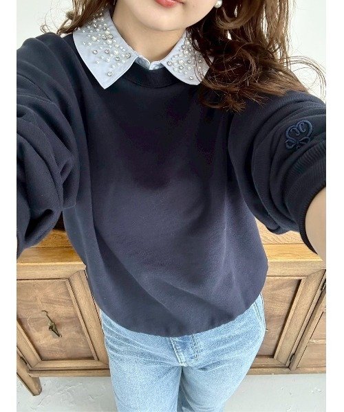 SNIDEL（スナイデル）の「【USAGI ONLINE/ZOZOTOWN限定】ビジュー衿