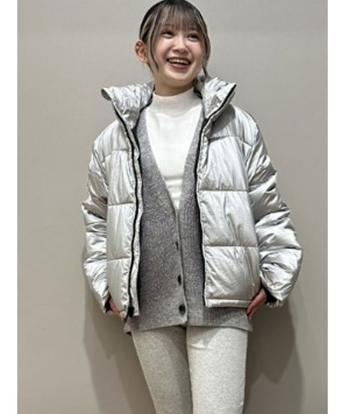 GAP（ギャップ）の「ビッグ パフ クロップドジャケット（ダウン