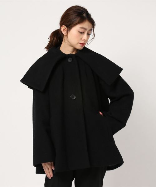 CLANE（クラネ）の「BIG COLLAR FLARE COAT（ブルゾン）」 - WEAR