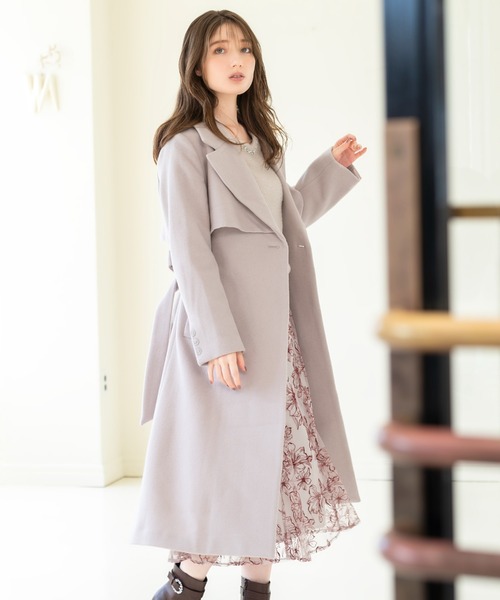 セール】トレンチライクコート/MM348605（トレンチコート）｜MISCH