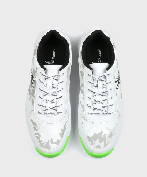 PSYCHO BUNNY カモフラージュ ゴルフスニーカーサイズ27.5cm PSYCHO