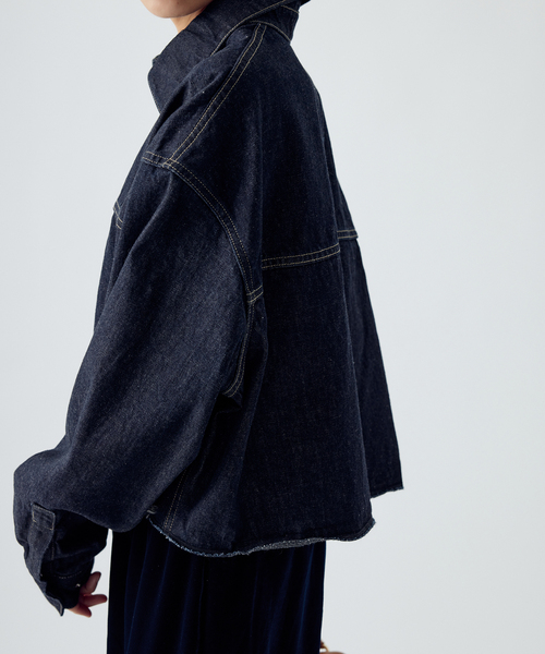 IENA（イエナ）の「KURO/クロ 別注 DENIM SH デニムシャツ（シャツ