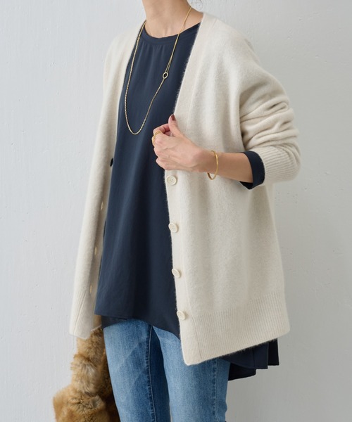 BEARDSLEY（ビアズリー）の「FOXウールカーディガン（カーディガン