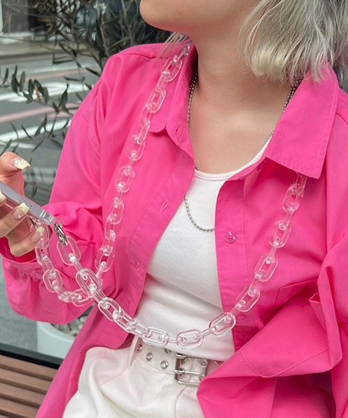 SPINNS（スピンズ）の「【選べるスマホショルダー】付け替え用クリア