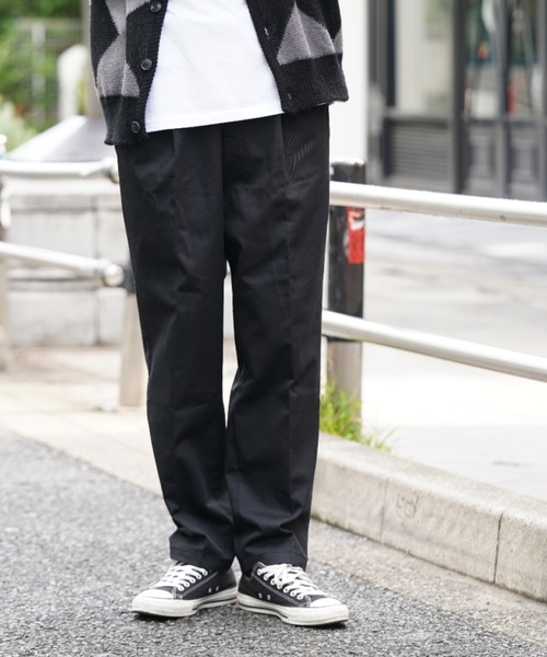セール】Dickies ディッキーズ 別注 ツータックワイドテーパード