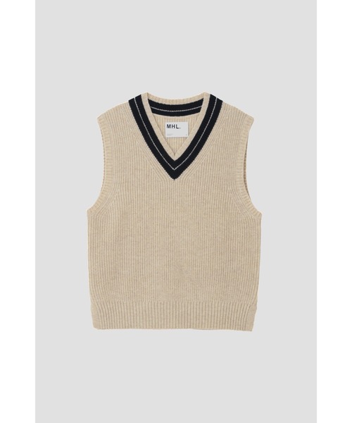 MHL.（エムエイチエル）の「TOUGH WOOL RIB（ベスト）」 - WEAR