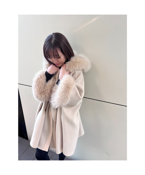 セール】ファーポンチョコート（ポンチョ）｜CELFORD（セルフォード