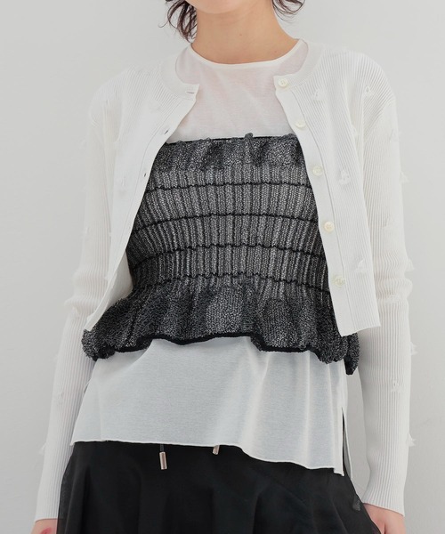 venit（ヴェニット）の「VENIT / acetate cotton flower bijou