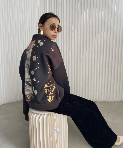 Ameri（アメリ）の「VIVIANE AMERI ARCHIVE TOP（スウェット）」 - WEAR