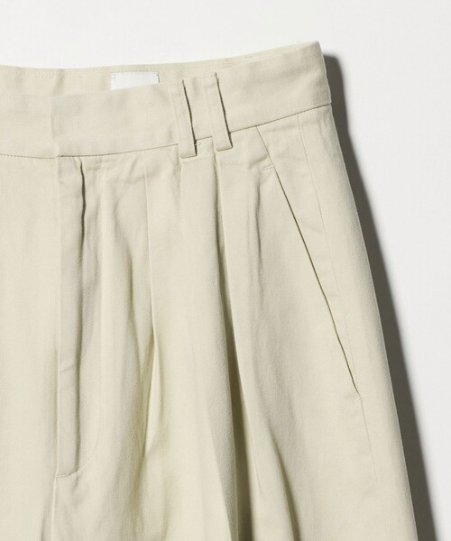 6(ROKU)＞コットンレーヨン タックパンツ（スラックス）｜6（ロク）の