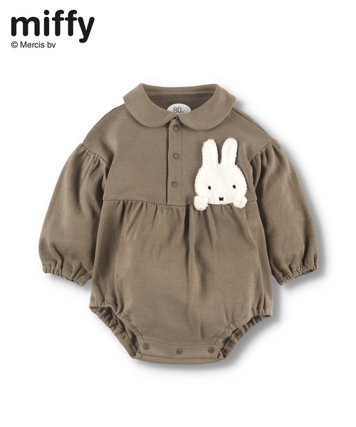 Miffy（ ミッフィー）の「【miffy/ミッフィー】衿つき長袖カバーオール