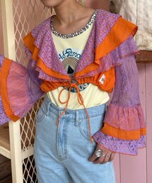 シャツ/ブラウス（オレンジ/橙色系・レース）ファッション通販 - ZOZOTOWN